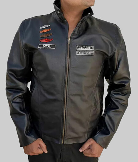 GTA 5 The Lost MC Black Leather Jacket-3