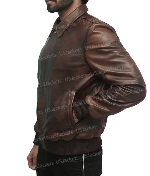 The A Team ‘Howling Mad’ Murdock Jacket | Dwight Schultz Leather Jacket