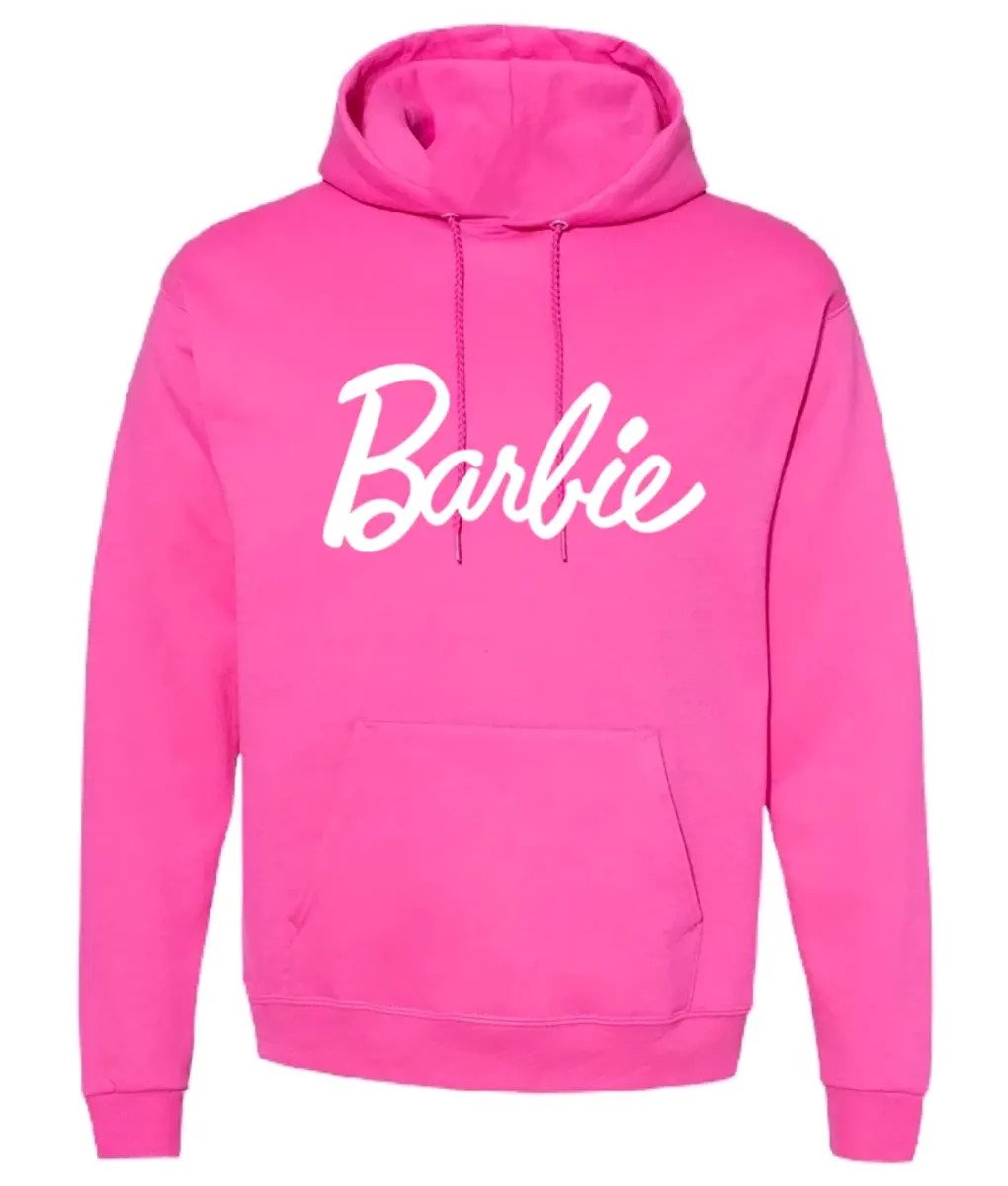 Barbie Pink Hoodie - Pink Hoodie