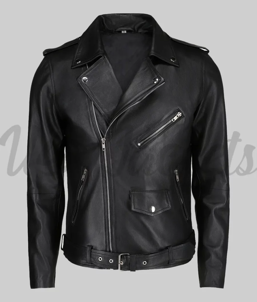 Bruno Mars Black Leather Jacket