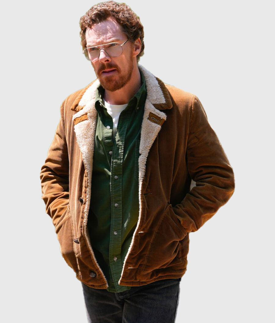 Benedict Cumberbatch Eric Brown Shearling Jacket-3