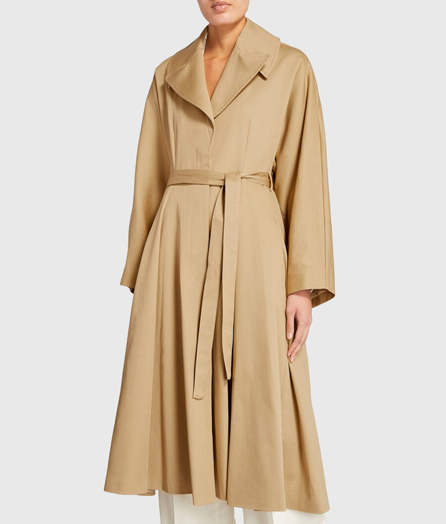 Taylor Swift Italy’s Lake Beige Belted Trench Coat-4