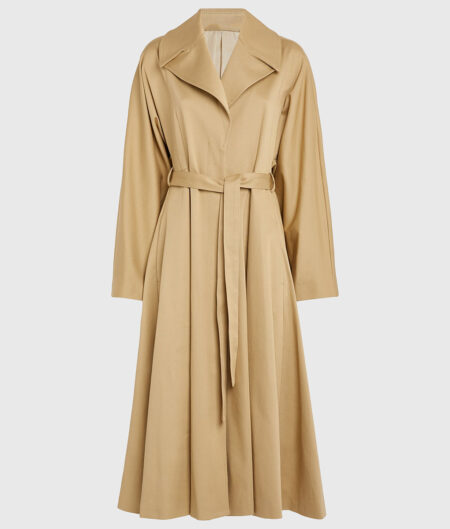 Taylor Swift Italy’s Lake Beige Belted Trench Coat-1