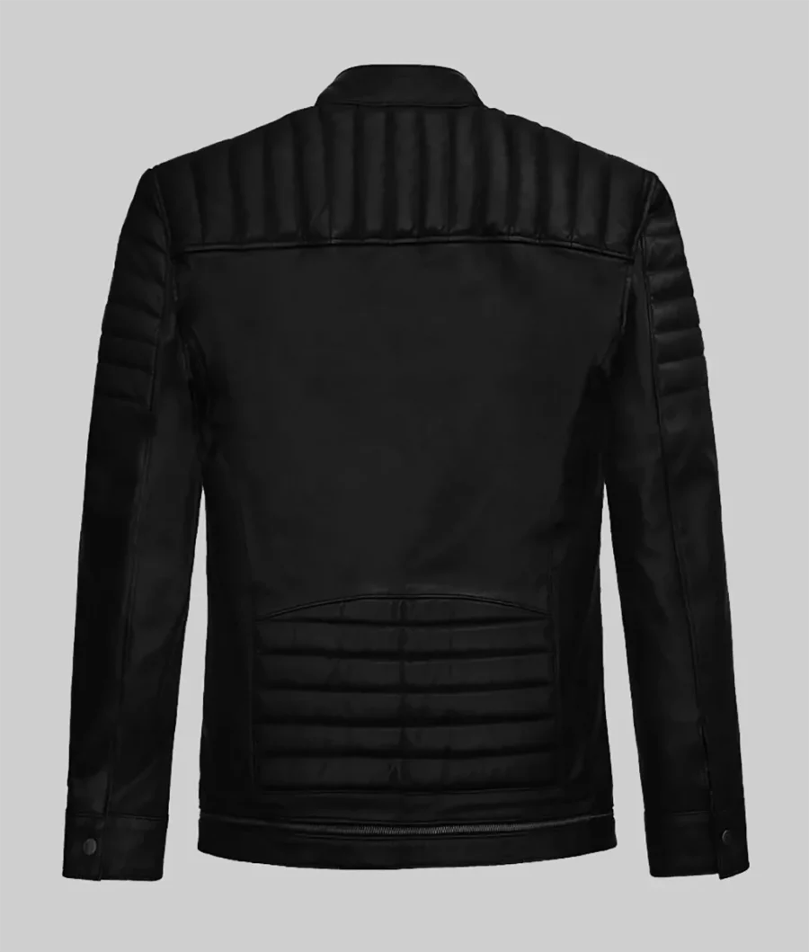Top G Andrew Tate Black Leather Biker Jacket-1