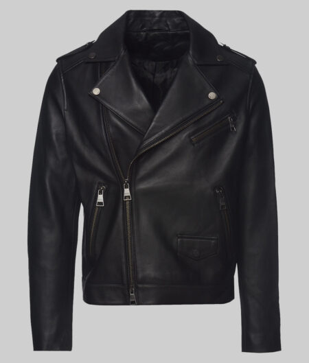 Ryan Gosling Black Leather Jacket-5