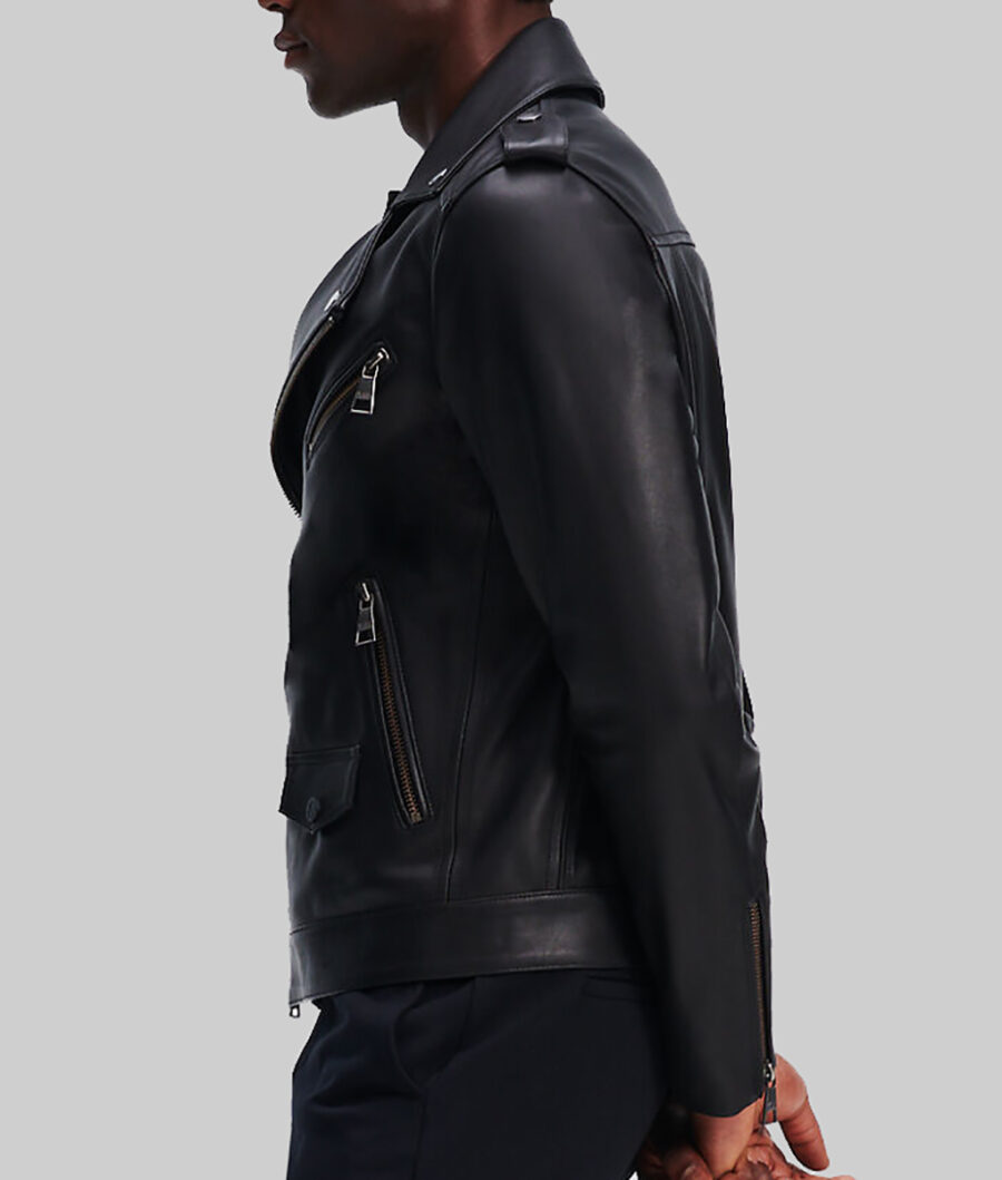 Ryan Gosling Black Leather Jacket-2