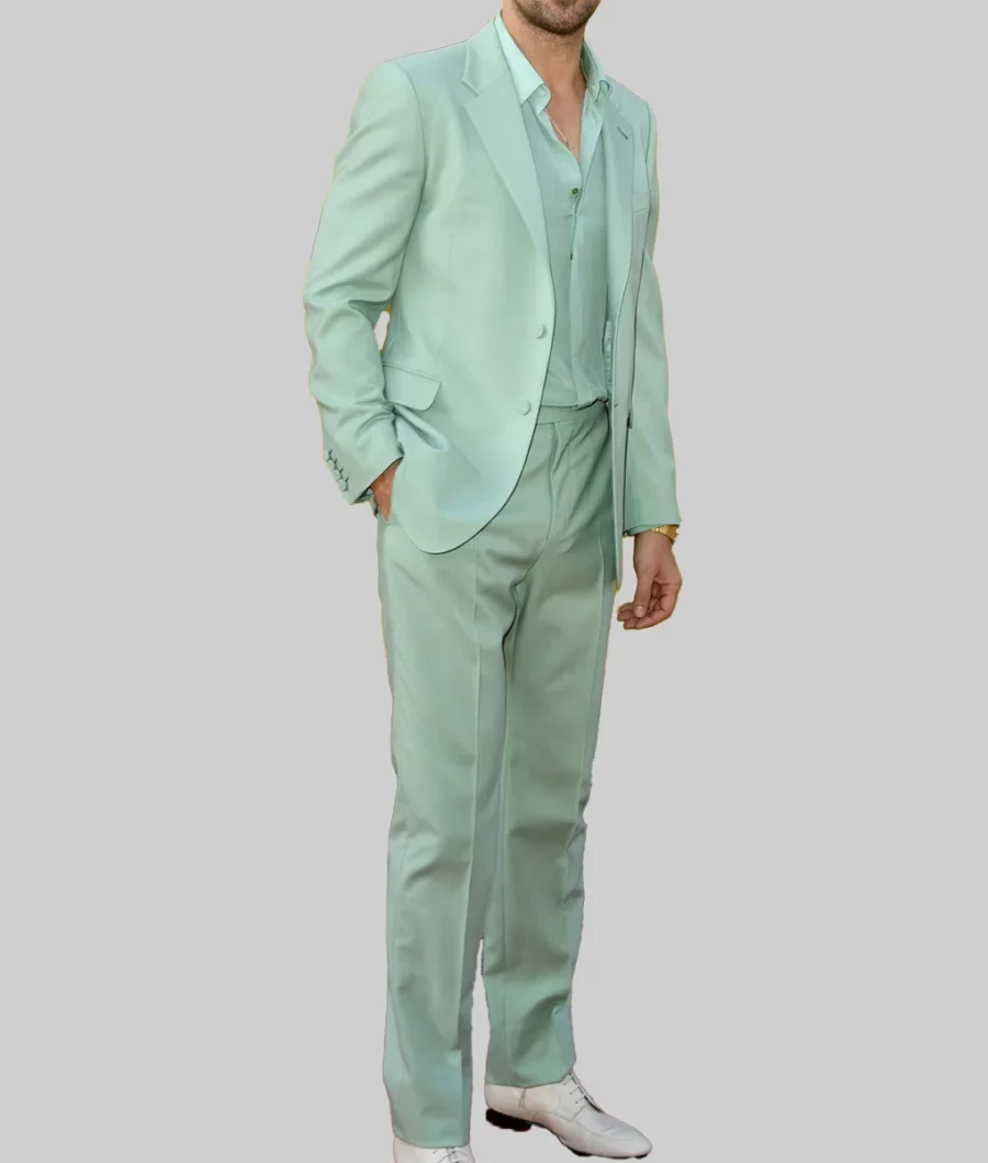 Ryan Gosling Green Suit-2