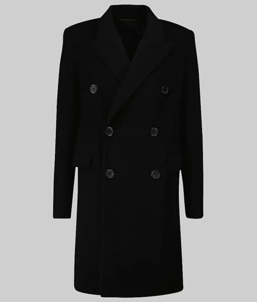 Tristan Tate Black Wool Coat-1